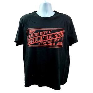 Superior Motors - T-Shirt (SB) - Wing Biker Motorbike Gang Rider tshirt 2XL